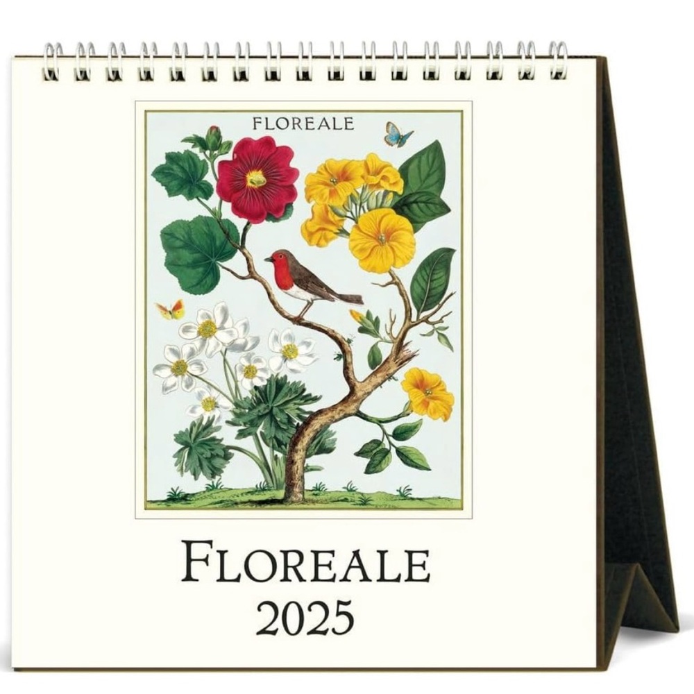 Floreale 2025 Floral Desk Calendar